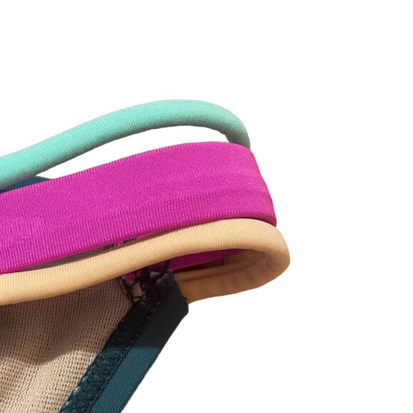 Gianni Bini GB High Waisted Teal Swim Bottom Women's Size Medium - Picture 3 of 6